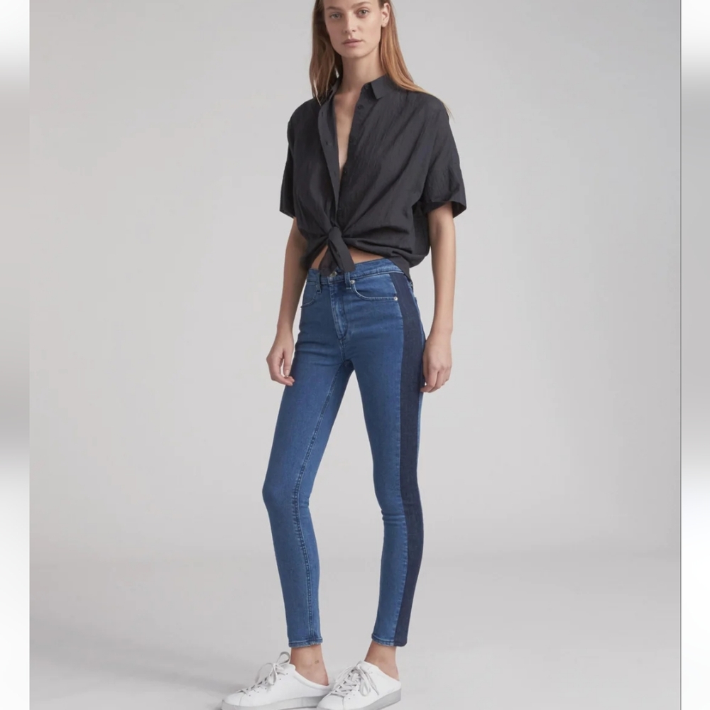 Rag & Bone Mazi double indigo denim skinny jeans 27